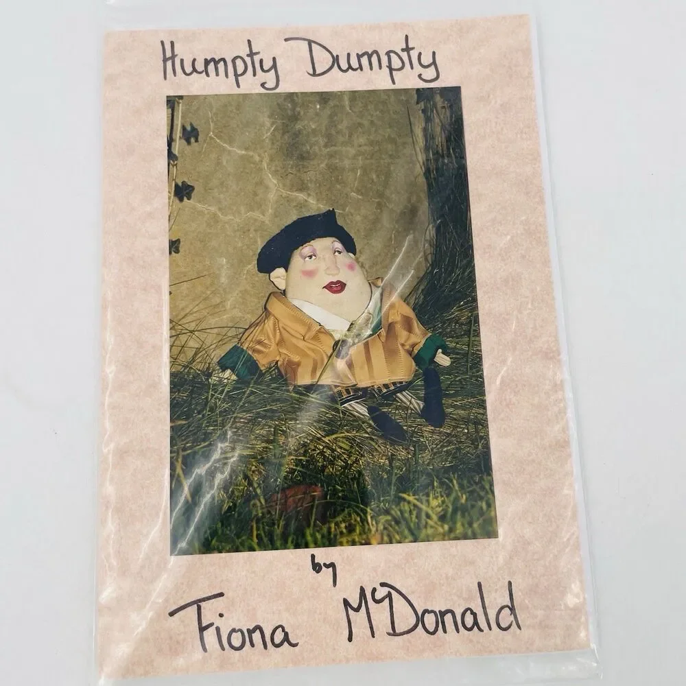 Stuffed Magic Fiona McDonald Cloth Doll Sewing Patterns Lot of 3 Uncut NOS